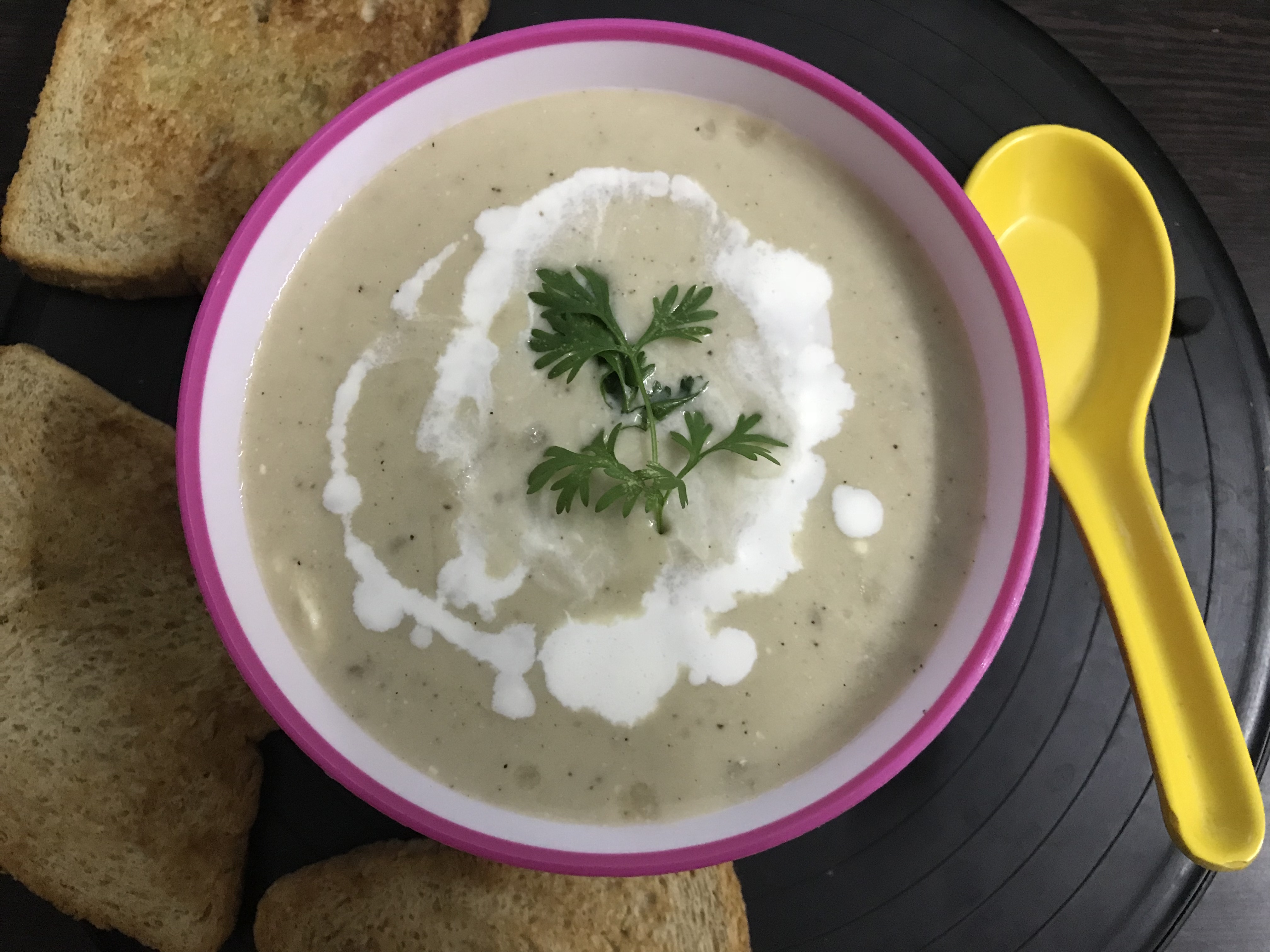 how to make mushroom soup easily at home, how to make soup
